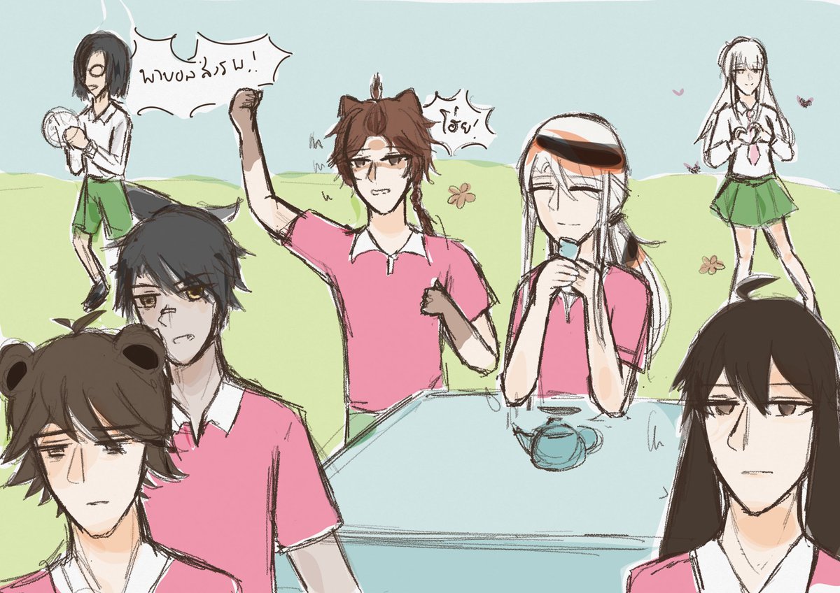 OgaMitsuaki_AZL's tweet photo. #PINK_AZL #SportDay64_AZL
(เหตุการณ์ความสชวุ่นวายในสีค่ะ วันฮาวมิราเคิ้ล ขออภัยที่ยืมมาวาดไม่ได้บอกนะคะ🔥) https://t.co/sjuetlNxZp