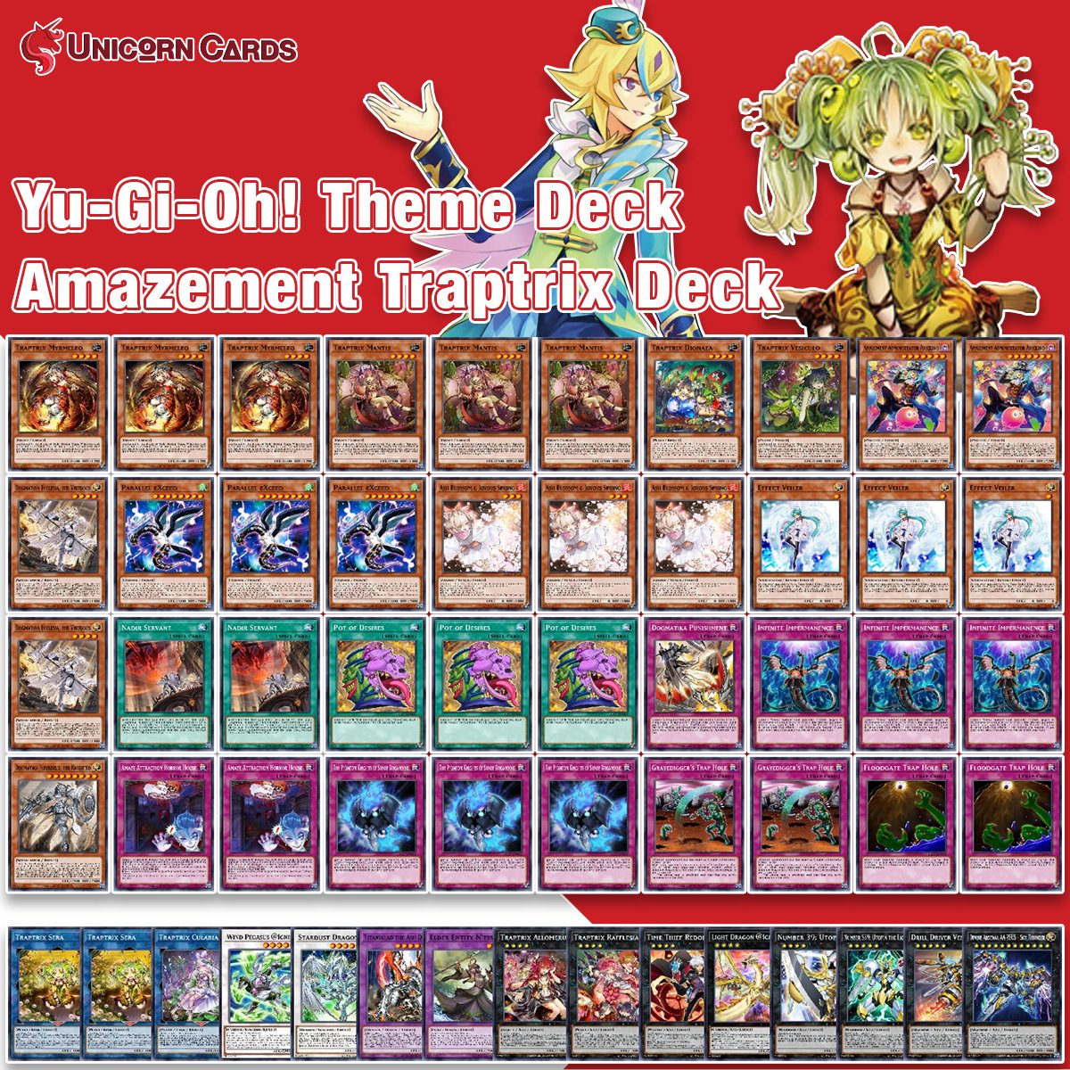 Amazement Traptrix Deck  Creator: Ola O  Tournament: Letterkenny  Ireland World Championship Qualifiers Regional - Nov 6th 2021  Placement:  Top 4 https://t.co/4uWUs9qau5 #YuGiOh #yugiohcards #yugiohcommunity  #yugiohcollection #yugiohcollector ...