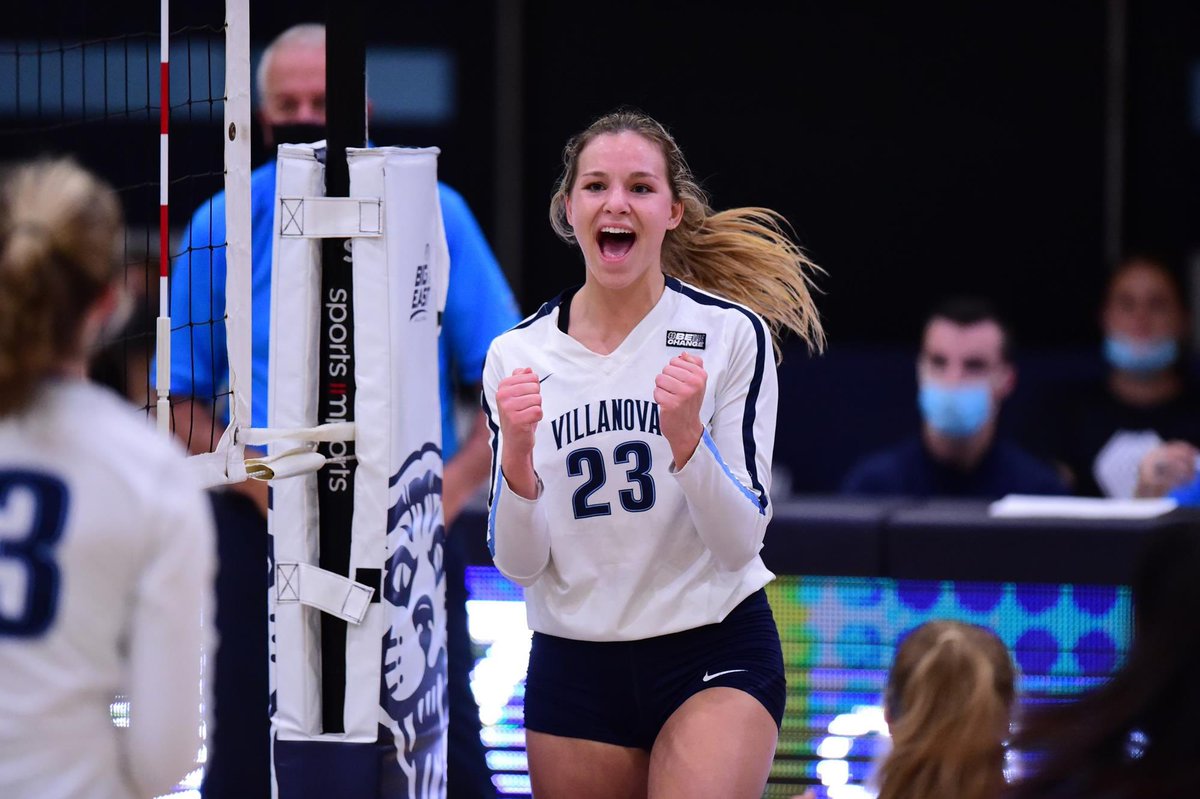 TheWizOfOz11's tweet photo. Berlin Brothersvalley graduate Kiera Booth concluded her sophomore season first on the Villanova team with 94 total blocks and second on the squad with 319.5 points and 255 kills. She finished with 10 or more kills in a match eight times, including a career-high 19 at Georgetown. https://t.co/gsS1LeI9SR