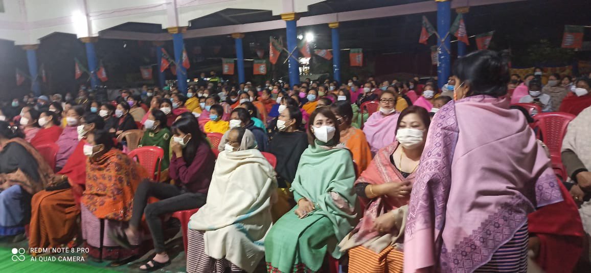 Polling meeting at Kangabam Leikai and Bijoy Govinda, including Youth and Women Wing members. So pleased with d love and support by polling committee members who turned out in large numbers and contributed Rs 1 Lac in total, pledged to work together for the forthcoming election.