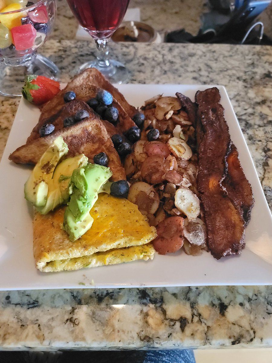 lady20456's tweet photo. Breakfast at my friend's house🍽🥑🍓🥓Love it🤗 https://t.co/LWZ2Qy3uAr