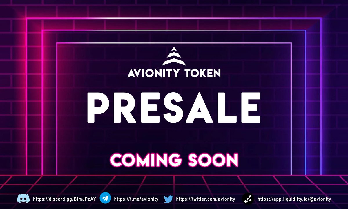 avionity's tweet photo. Wait is gonna end soon. Follow and retweet #AVIONITY to keep yourself aware about latest updates...
#BSC
#Metaverse
#Liquidifty https://t.co/zppp3F3WJ2