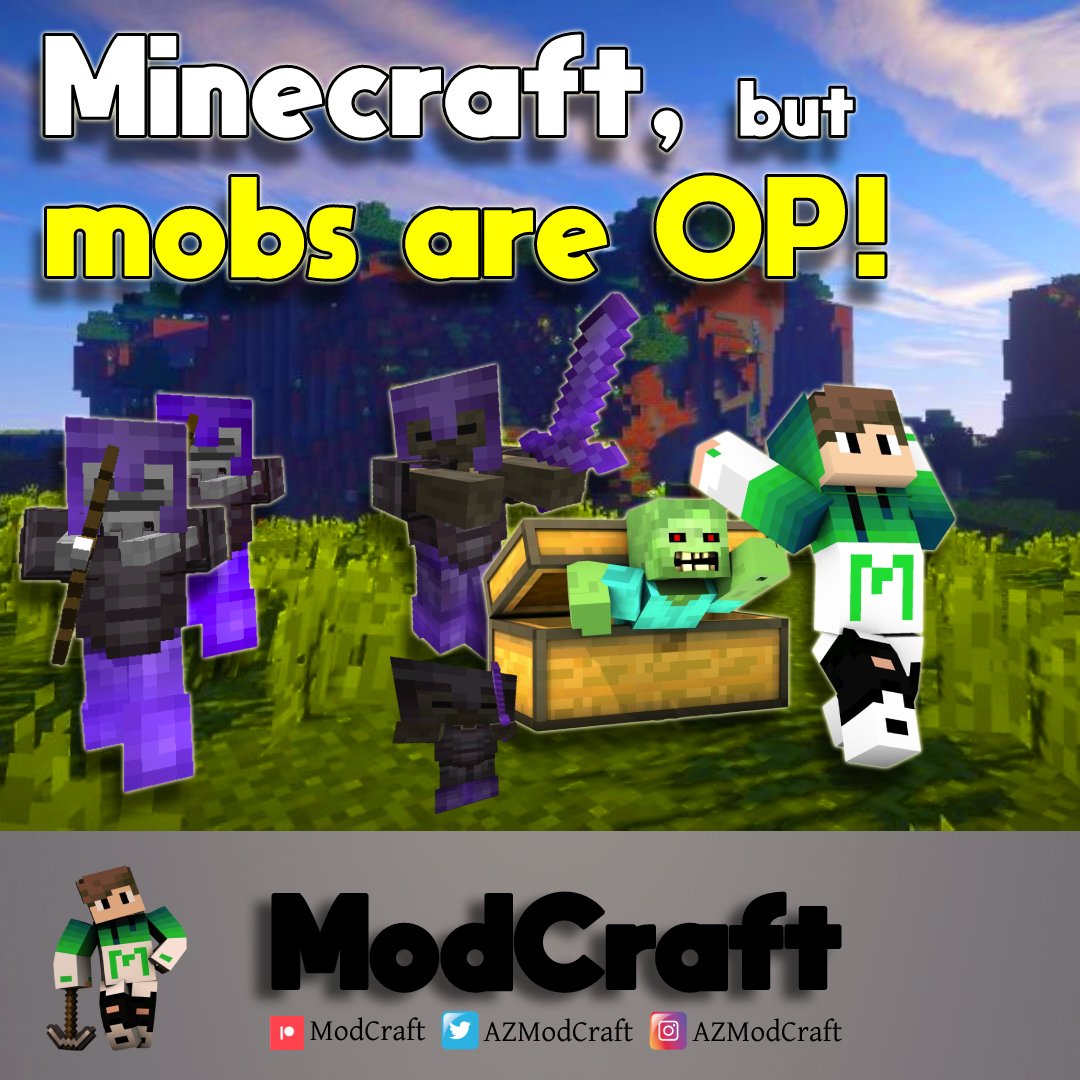 🎮OP mobs plugin:
#Minecraft, but it's actually hardcore!🙂

This #plugin makes mobs super OP!

😎This one is going to be hard to beat.
Available on 1.16.1 &amp; 1.17.1.

#MincraftPlugin #Plugins #gamedev #MinecraftChallenge #MinecraftBut #games #gamer 
<a href="/Minecraft/">Minecraft</a> #indiegame #games