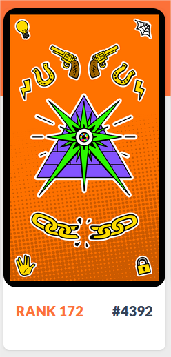 ErnestPrisme's tweet photo. @RaritySniperNFT @UnityProjectOff rank 172 :-) https://t.co/QumTFaYEKk