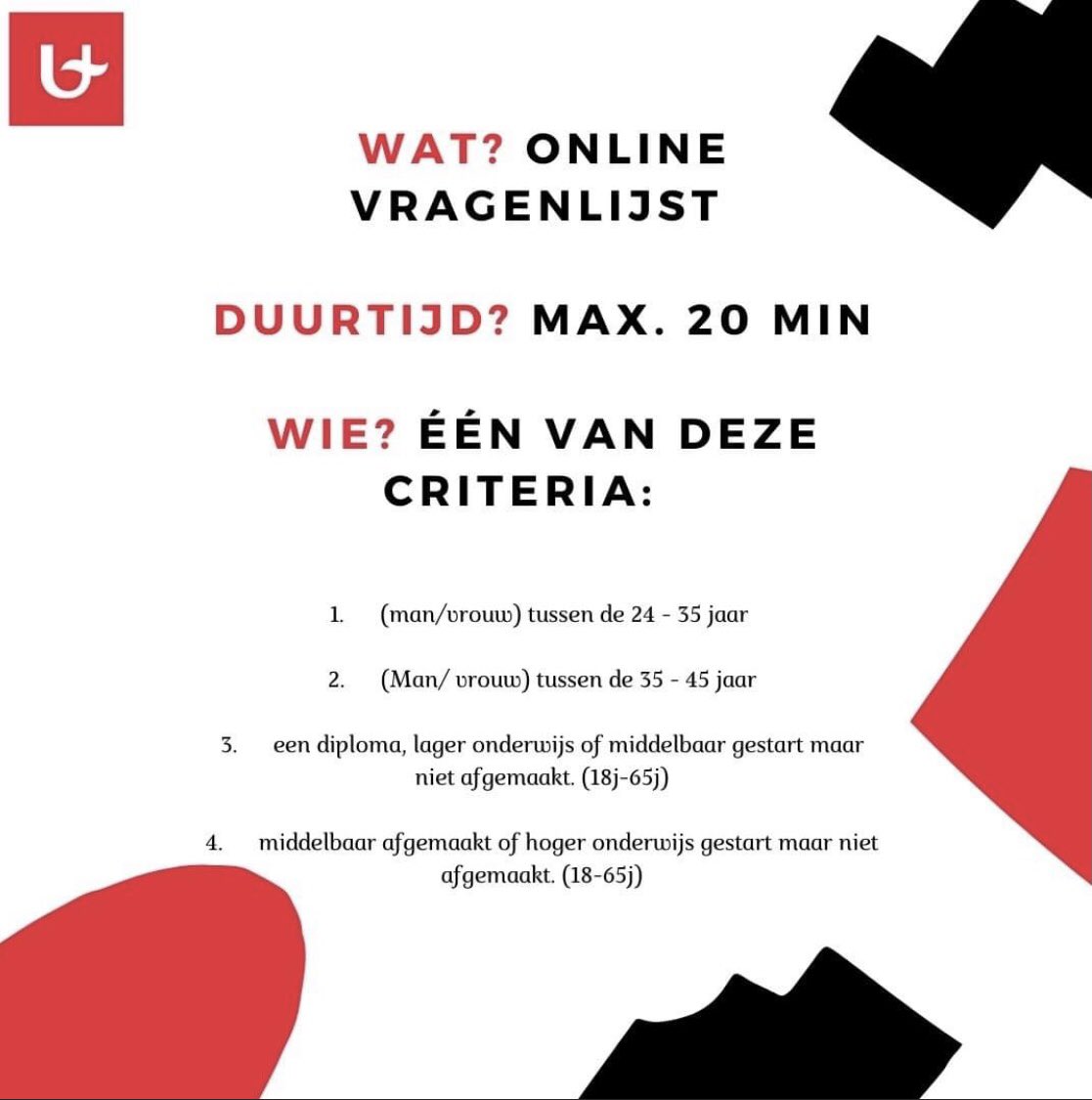 lunavernieuwe's tweet photo. Voor mijn studie communicatiewetenschappen aan de Universiteit Antwerpen, zoek ik correspondenten voor een online vragenlijst in te vullen over online nieuws en milieubewust gedrag.

Herken  je jezelf in een van Deze criteria?  Stuur me dan een privé berichtje. 

Rt = good karma https://t.co/SSCziRYOjU