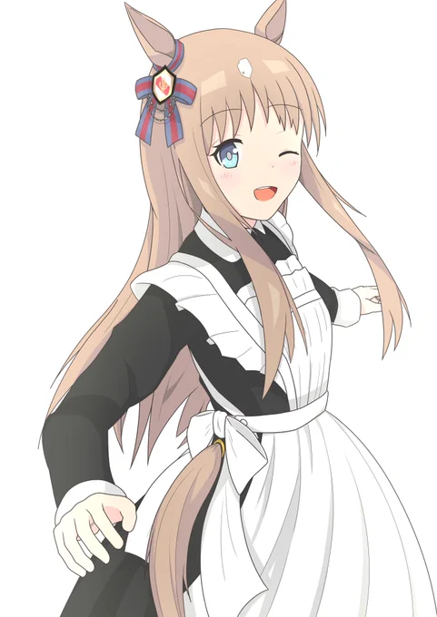 メイド服グラスワンダー
#ウマ娘
#グラスワンダー 