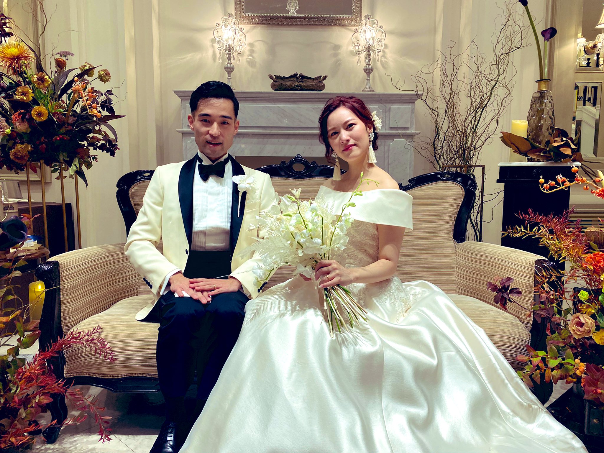 Mimi 11月7日 いいななちゃんの日 のしんななwedding Day えげつないセンスの塊の花嫁だからお洒落なのなんの そして2人の愛する人たちだらけの空間だったから2人の笑顔がずっと絶頂でした 違う出会い方だったとしても