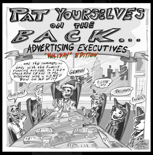FountainCartoon's tweet photo. #holidayseason #holidays #holidayad #advertisement #Advertising #Christmas #holidaycartoons #cartoon #comicstrip https://t.co/fQJdcdci3f