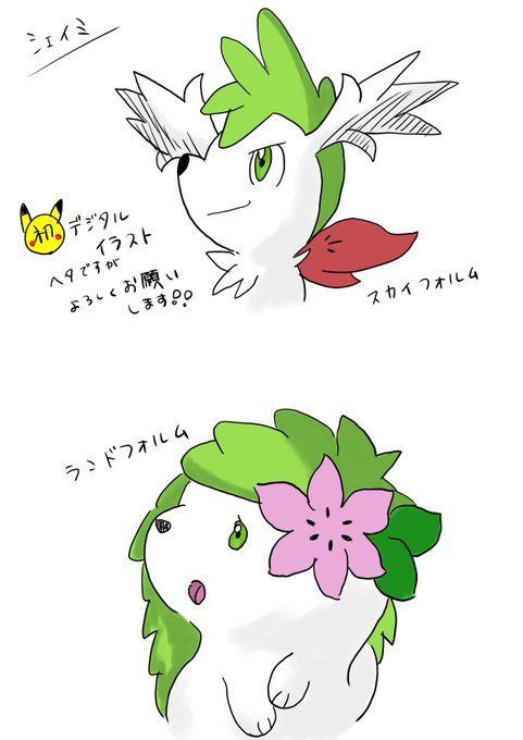 シェイミのtwitterイラスト検索結果 古い順