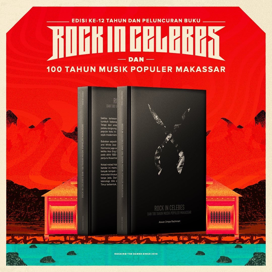 RockInCelebes's tweet photo. Ada banyak yang kami sajikan dalam buku "Rock in Celebes dan 100 Tahun Musik Populer Makassar”. Mulai dari sejarah dan fakta musik dari waktu ke waktu, juga kesaksian dari berbagai pihak terkait berkat penelusuran mendalam oleh penulis Anwar Jimpe Rachman (@thejimpe) https://t.co/A01ImIfL6r