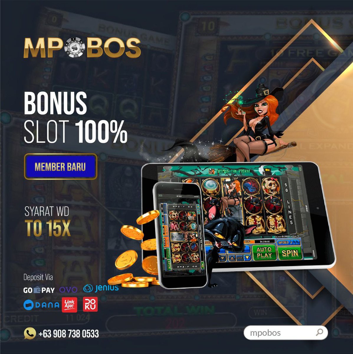 Slot Seru n Mudah Menang di
MPOBOS Bandar Bettingan Terbaik
deposit Pulsa Hanya 10 K

📋 LINK : joy.link/slotsultan
💵 Deposit Pulsa Hanya 10K
💵 Menerima Via Dompet Digital 

🔥 Main Dan Claim Bonus Setiap Harinya
🔥 Proses Claim Anti Ribet

#Mpobos #judionline #viapulsa