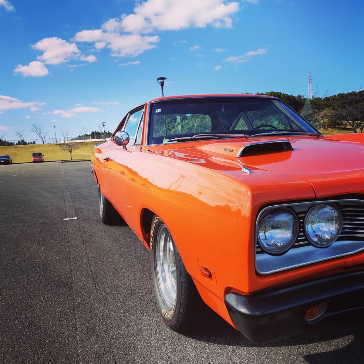 MapleBee8's tweet photo. 久々に🐝⋆︎*゚∗
#アメ車 #モパー #旧車 #マッスルカー #スーパービー #1969年スーパービー #ダッジ #クライスラー #宮崎市 #清武町 #superbee #1969superbee #69superbee #coronet #1969coronet #69coronet #dodgedivision #dodge #chrysler #bbody #mopar https://t.co/fzqRaxQgxi