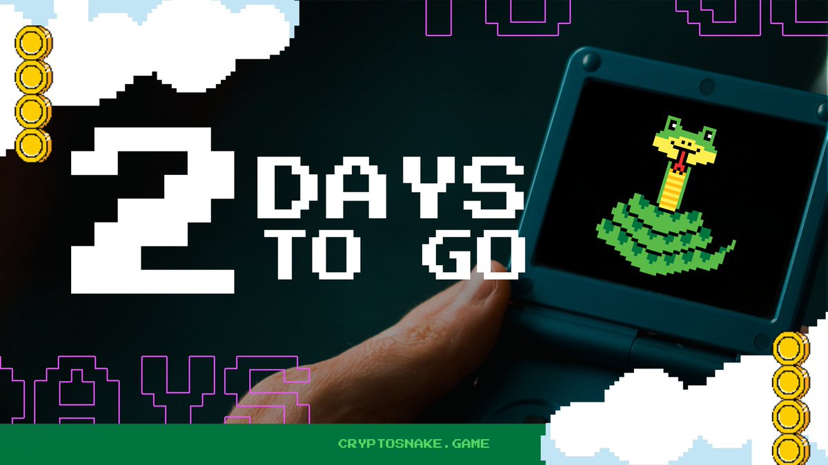 🚨 Dalawang araw na lang! 🐍

Malapit na malapit na ang launching ng Game!!!

Kailan?

👉 November 30, 2021

Saan?

👉 cryptosnake.game

Join our TG channel para updated ka sa mga kaganapan!

t.me/Cryptosnake_ph