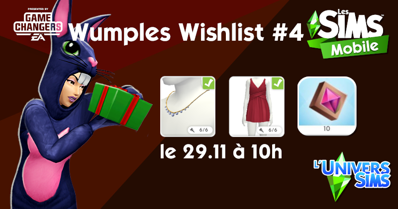 LuniverSims's tweet photo. Wumples revient dès demain chez les #SimsMobile ! Plus d'infos dans la news 😉
➡️ https://t.co/Jk9D314CPy
#simstagram #sims #thesimsmobilecommunity #TheSimsMobile @TheSimsMobile https://t.co/EvTw8IS3kV
