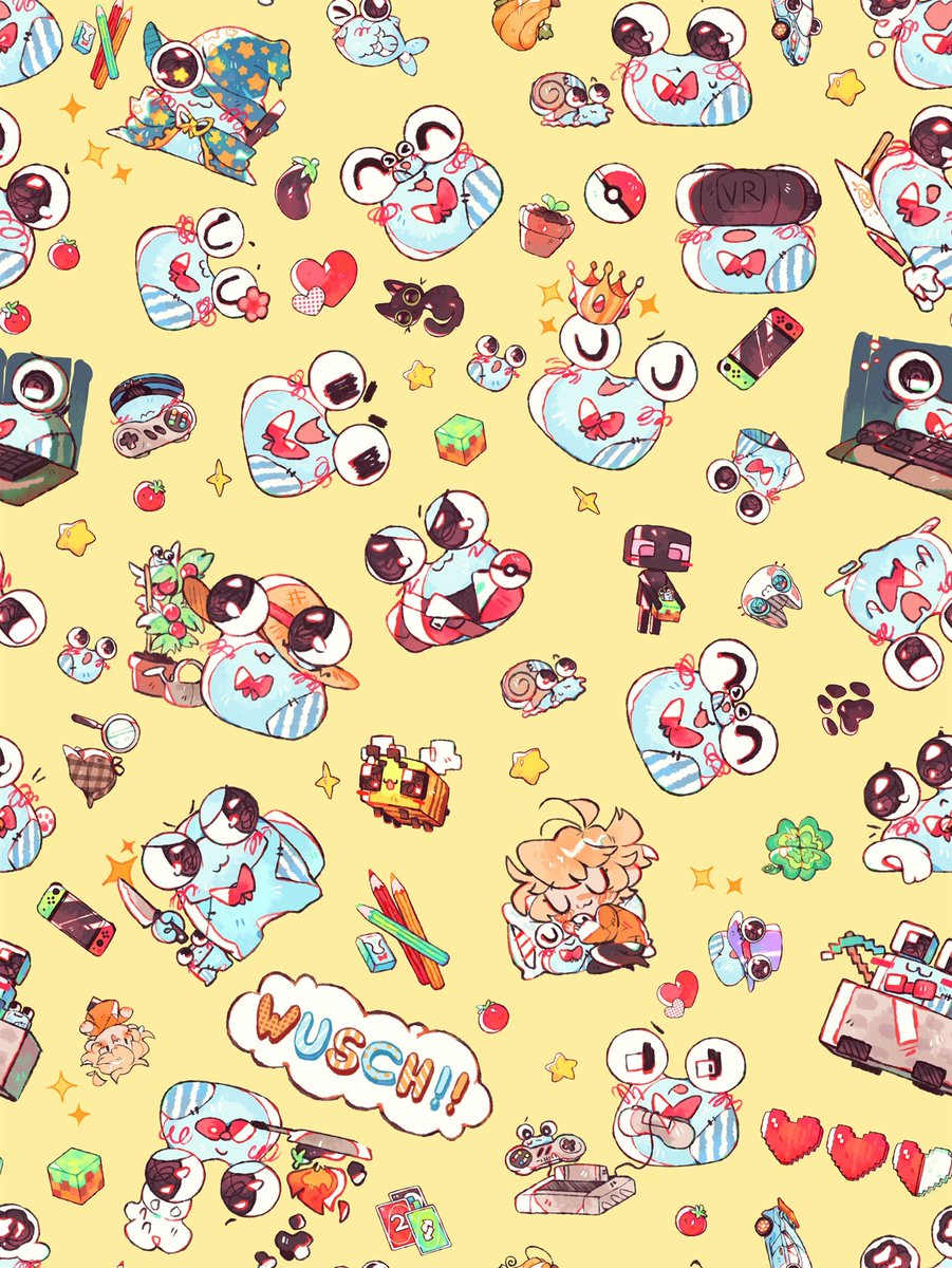 temellow's tweet photo. Und hier ist das Pattern, bestehend aus ~40 verschiedenen Zeichnungen!🐌

Desktop und Handy Wallpaper findet ihr hier
👉https://t.co/gMOEds1hY1
(danke maudado 🙏) https://t.co/n09V5GMWwx