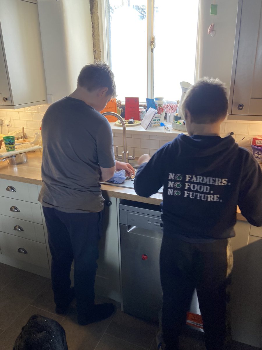 Washing up.won’t do em any harm.
Not enough power here to modern luxury’s like a dishwasher