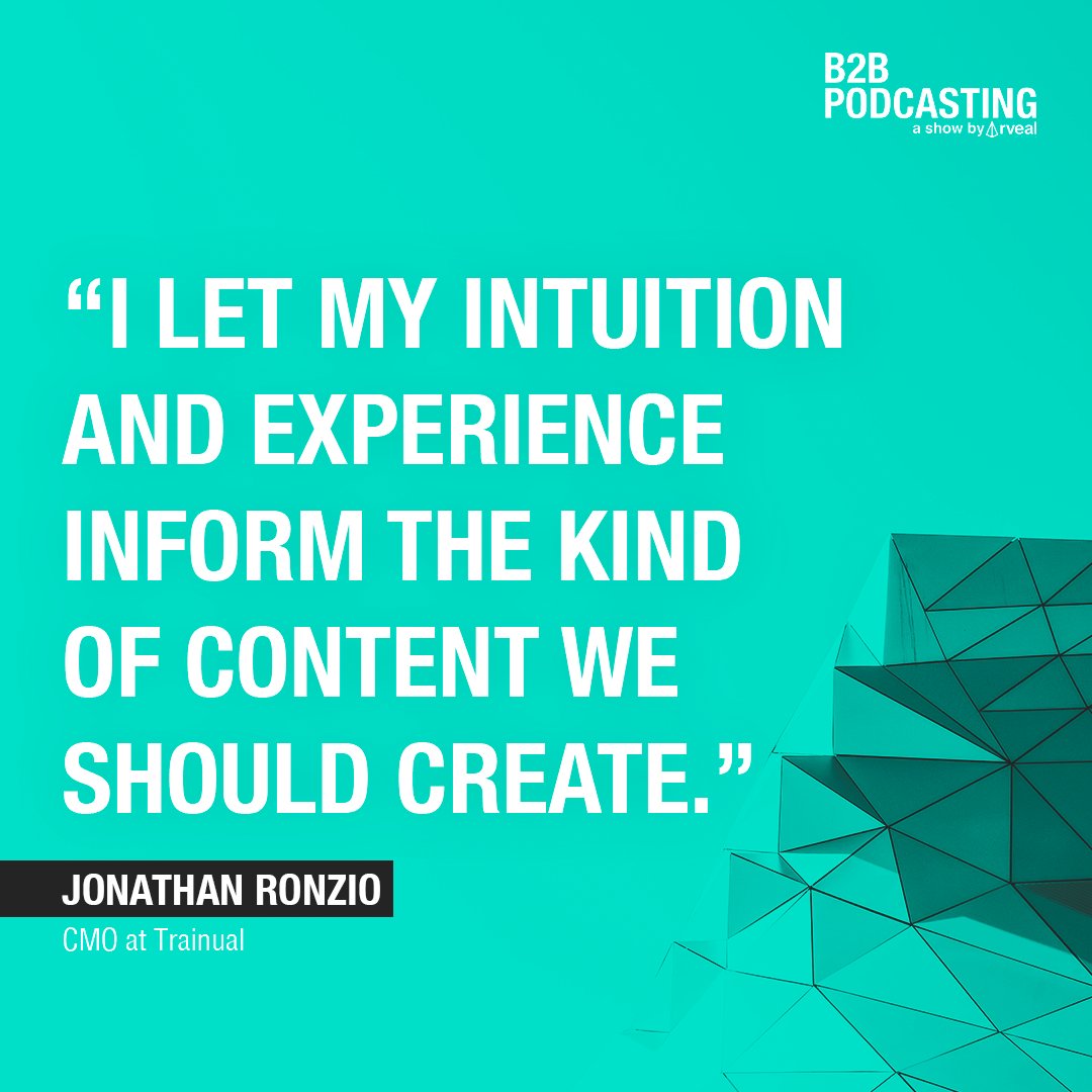 Jonathan Ronzio shares how his experience with music &amp; adventure marketing led him to some of the most creative strategies. 

👉 Trainual hired Montell Jordan to remix the classic “This is How You Do It” while also involving Daymond John of FUBU… we’re talking marketing gold.
