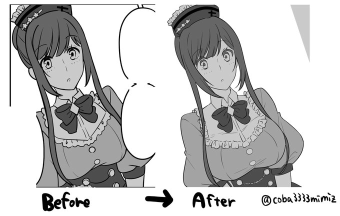 昨日配信で描いてた七さんが気に食わなかったので、描き直した!やっぱり2回ラフ入れないとダメかもな…ラフだと頭デカいのに気づかないっぽい…>< 