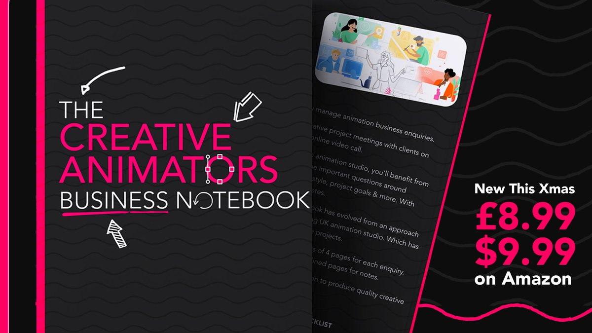 stormystudio's tweet photo. EEEK! Our new book for animators and studios 'The Creative Animators Business Notebook' is now published and available for next day delivery at Amazon. Find out more here:
https://t.co/YPfMYyhckC

#animation #motiondesign #animationjobs #freelanceanimaor #startastudio https://t.co/jnlnmMGuOv