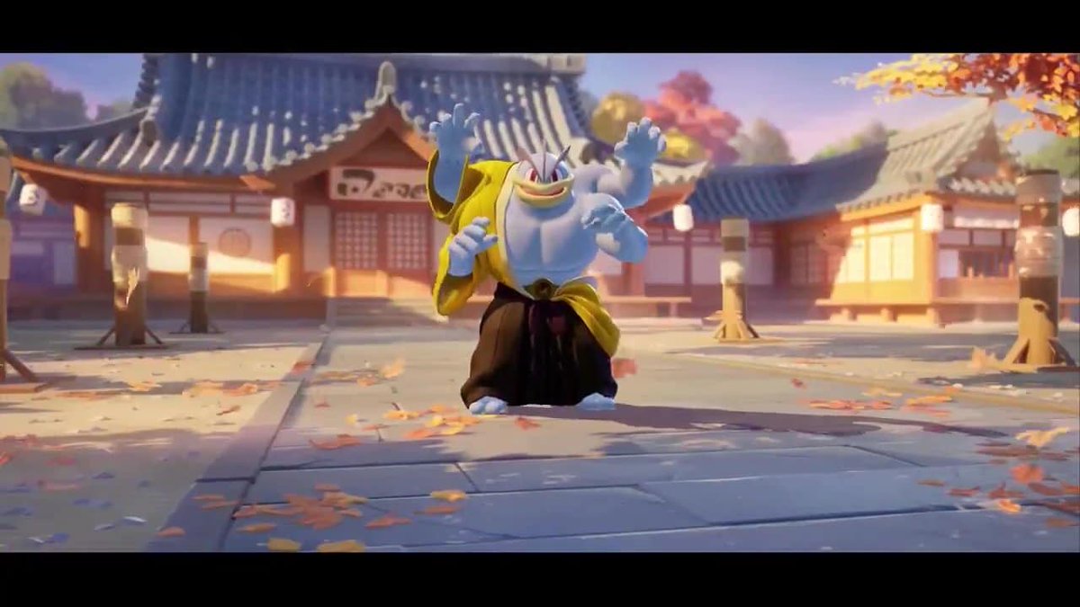 Nintenderos's tweet photo. Pokémon Unite estrena tráiler para el Holoatuendo marcial de Machamp - https://t.co/1buKRLLURt https://t.co/7FQkUL4IPW