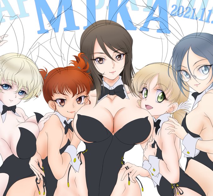 明後日のミカ誕絵仕上げてま〜す😉
結局、継続五人のバニー密着集合絵になりました。毎回バニー絵で悩むのが「耳」なんですけど、立ち耳、折れ耳、垂れ耳どれにしようか結構最後まで悩んじゃう〜(‾∀‾) 