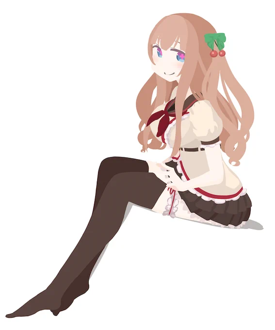 #いいニーハイの日 らしい

 #花京院ちえり  #ちぇり絵 