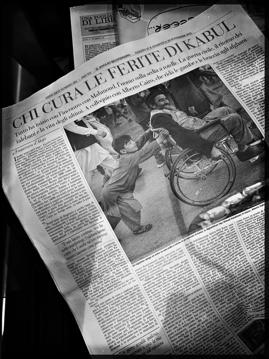 imnly's tweet photo. “I make arms and legs”. Agghiacciante ma straordinario racconto di #AlbertoCairo su #kabul. As told by @fdaloja su @ilfoglio_it https://t.co/3h2HBhN29z