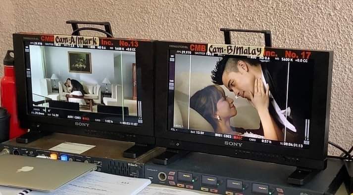 KapusoUnited's tweet image. LOOK: Glaiza de Castro and Xian Lim as newlyweds on-screen on the second day of #FalsePositive lock-in taping. 

Soon on GMA Telebabad 🤍💙❤
#Kapuso