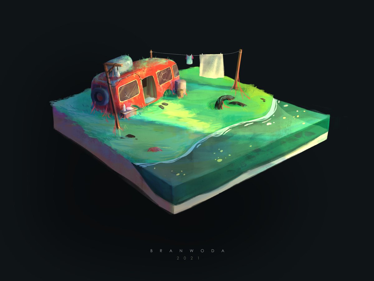 wodabran's tweet photo. isometric paintings https://t.co/3gs3SMMzSa