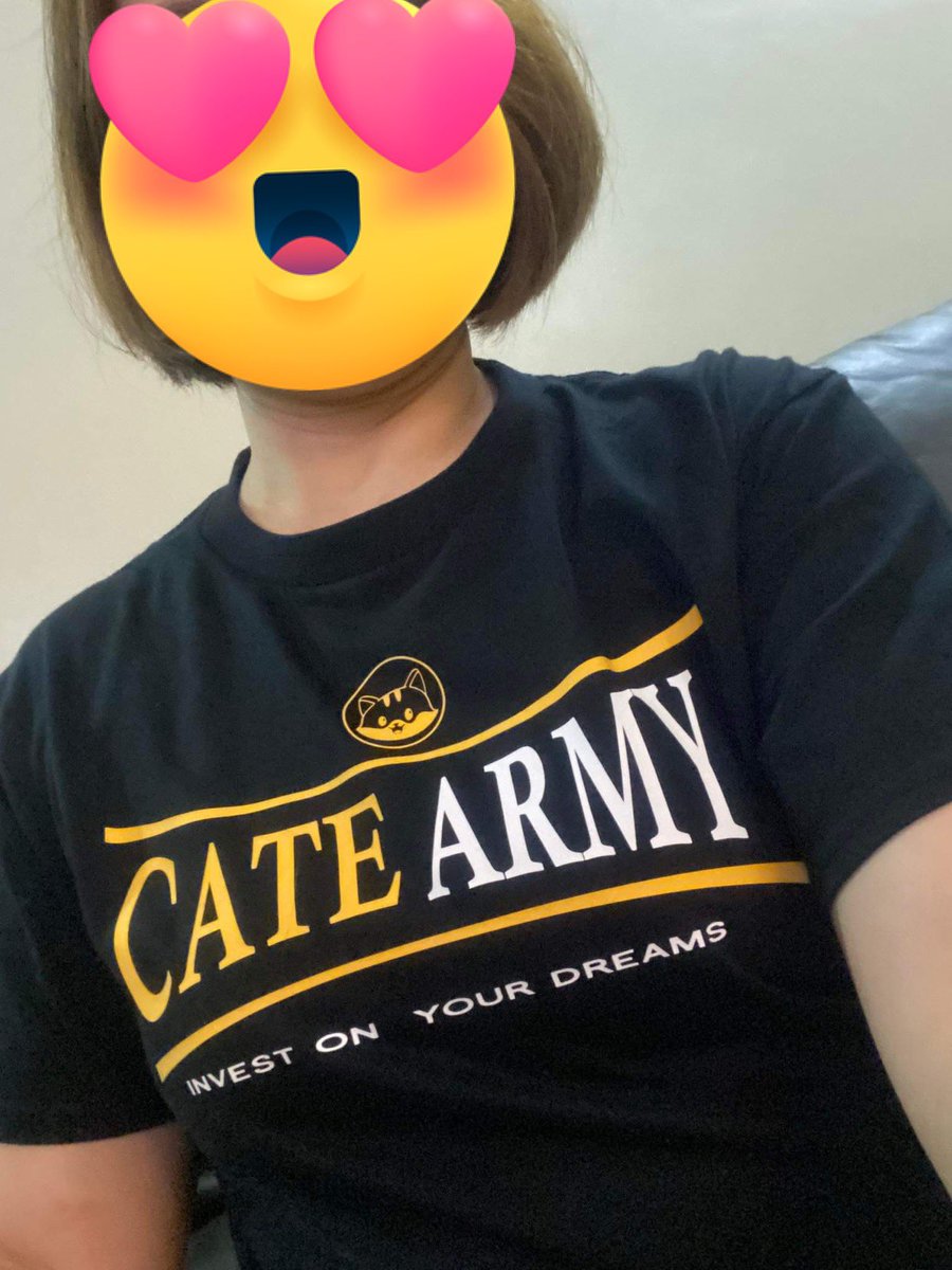 galgal1127's tweet photo. I’m a certified #CatecoinArmy  #catecoin #1000xgem  #BSCGems https://t.co/IBjrFppK9C