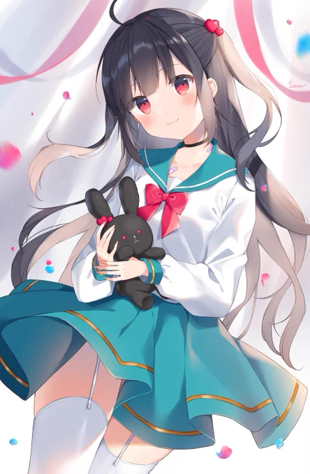 #いいニーハイの日 
絶対領域しか勝たん 