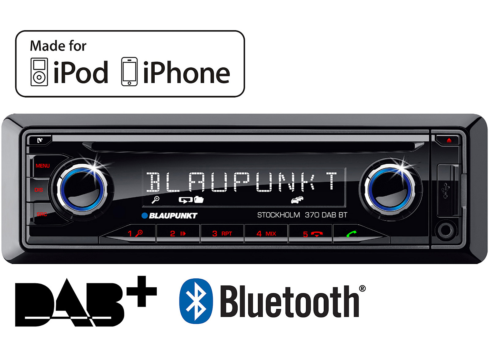 DAB Bluetooth Car Radio