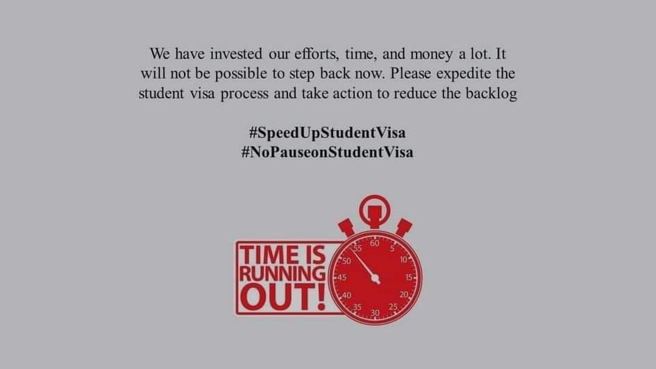 FaysalMahmudSh2's tweet photo. H.E.@GerAmbBD We don't want anything other than our right to catch our semesters and final exams.Please solve the issue of @GermanEmbassyBD being slow on student visa work
@peterfahren 
@CWhiteleyEU
@HeikoMaas
@BDMOFA
@MiguelBergerAA
#SpeedUpStudentVisa 
#NoPauseonStudentVisa https://t.co/QnoBaqQJni