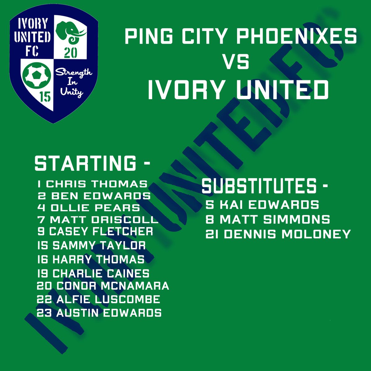 UnitedIvory's tweet image. Game Day! #StrengthInUnity #⚽️