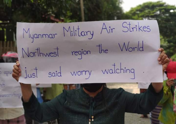 TTFR__Myanmar's tweet photo. We have to urge you, even if we have a little hope. Please really help this time to innocent civilians in Sagaing who have been suffering from airstrikes of junta, by imposing #NoFlyZoneInMyanmar. https://t.co/HttCGluCxl