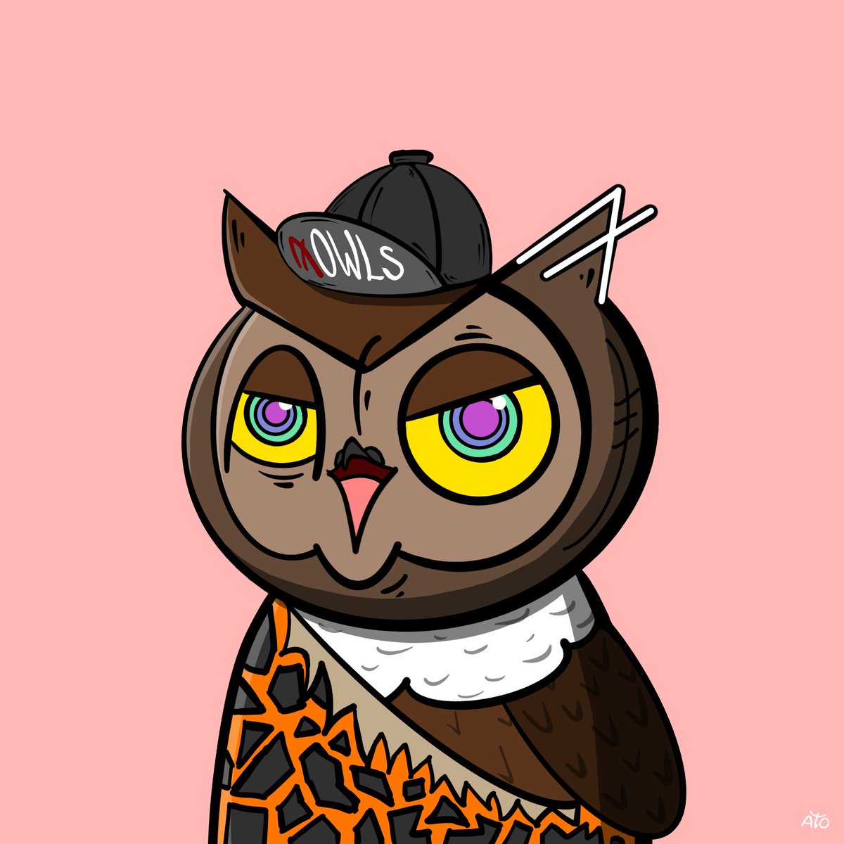 LittleFreakClub's tweet photo. Woke up feeling dangerous, time to do another giveaway from my personnal collection. This time its AOWL #428. To participate, you have 72 hours to :

-Follow @LittleFreakClub + @AlgoTheOwl .
-Like + Retweet this post.
- In the $ALGO community for atleast 1 week.

GL 😈🔥 https://t.co/wqJ5ENiIDn