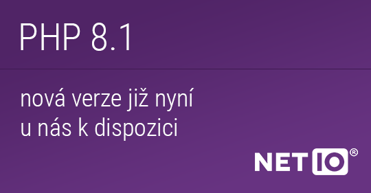 netio_solutions's tweet photo. Počínaje dnešním dnem je na našich hostinzích k dispozici PHP 8.1. Danou verzi si můžete doinstalovat jak na nových, tak i na většině stávajících hostinzích. Zároveň s tím jsme provedli aktualizace stávajících verzí PHP 7.3, 7.4 a 8.0.

Více informací na https://t.co/MUp7AH1L47. https://t.co/XtOt0SDfLs