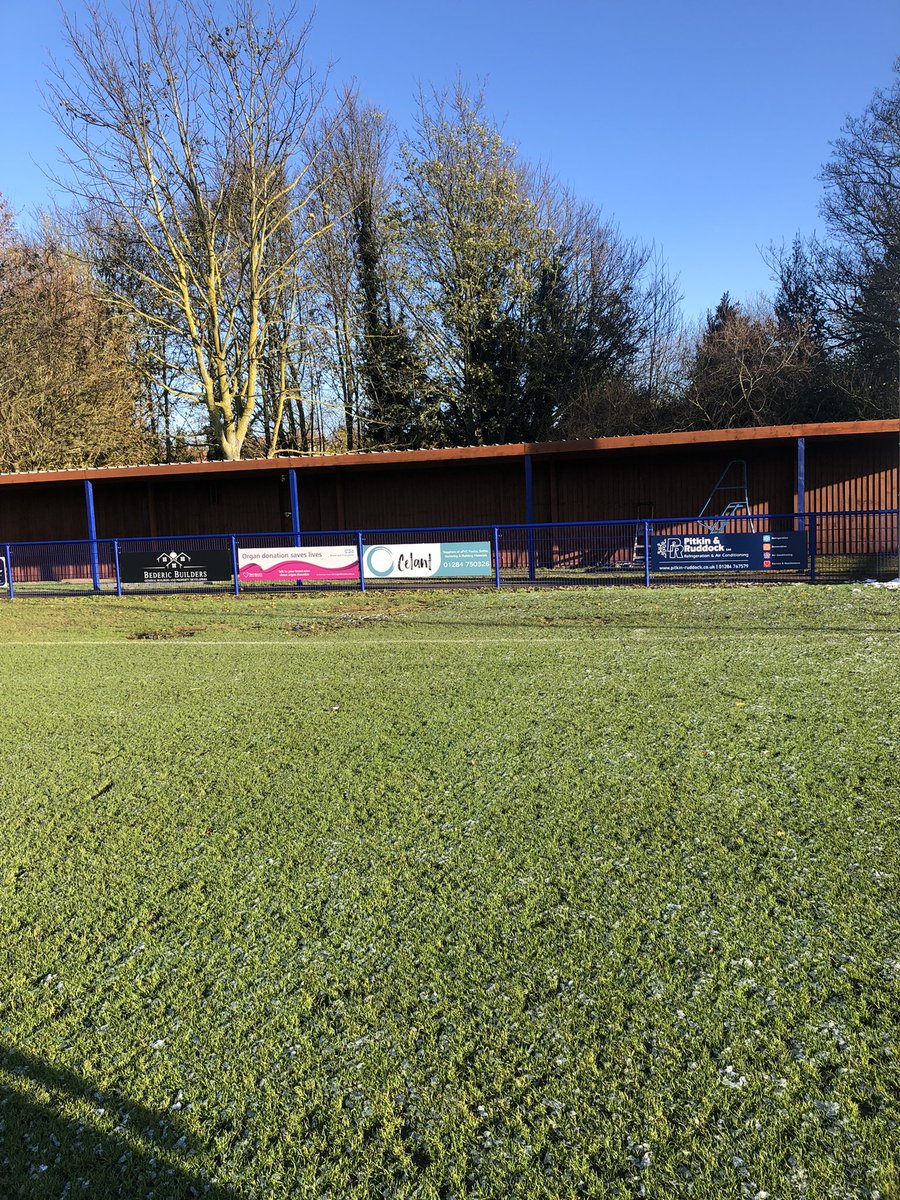russbury's tweet photo. Great morning’s work with @iandwd , got the roof on the new covered area @BuryTownFC #allweatherworkers https://t.co/BGST1VdJIa
