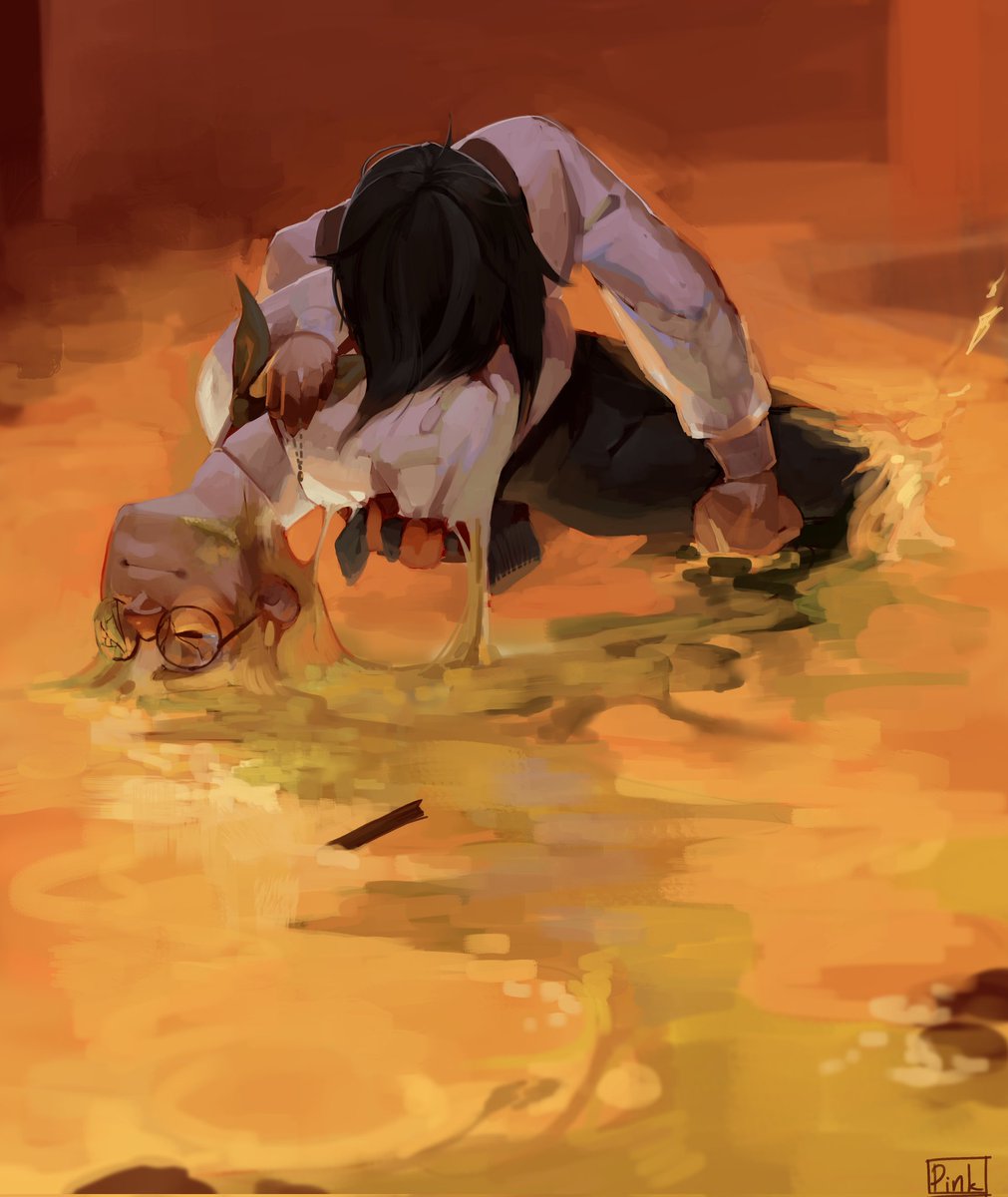 PinkInInk2's tweet image. Thank you.
Don't be scared to cry.

#quackityfanart #slimeciclefanart