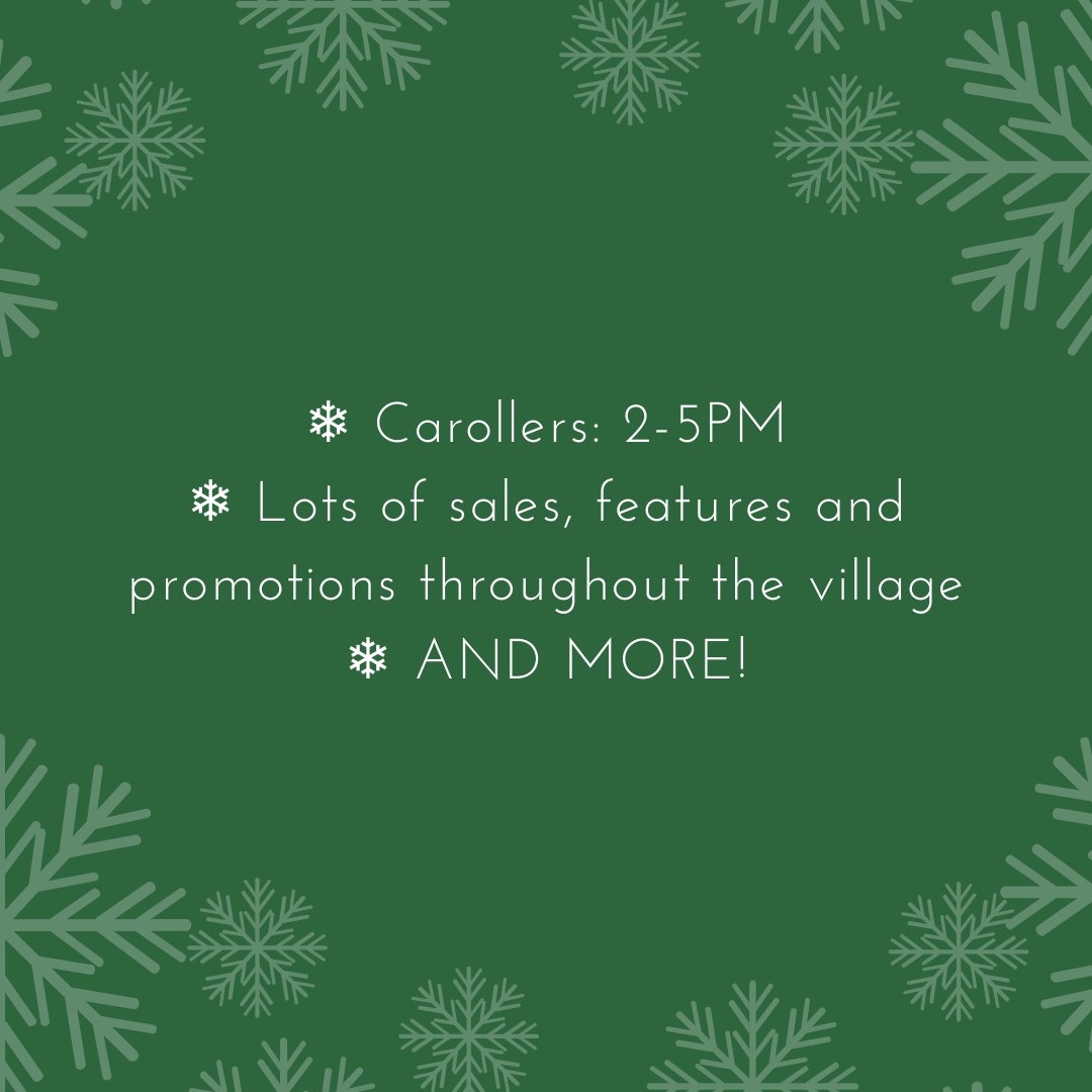 stjacobsvillage's tweet image. We're happy to see the snow has showed up for our final day of #stjacobssparkles2021! 😍 Come out and do a little holiday shopping and enjoy some festive eats &amp;amp; treats! The Waterloo County Carollers will be strolling through the village from 2-5PM today! #kwawesome #explorewr