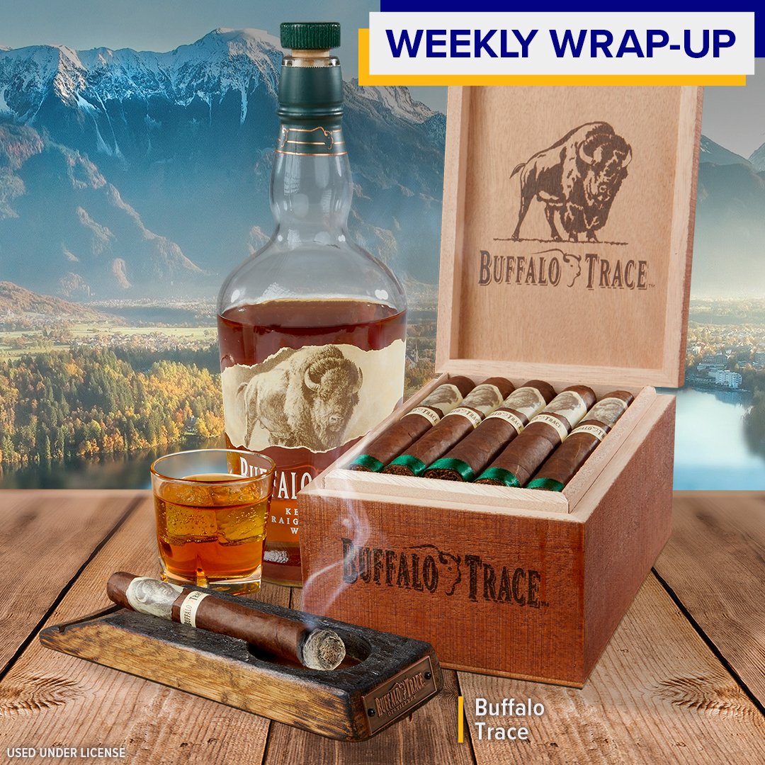 Buffalo Trace Ashtray - Thompson Cigar