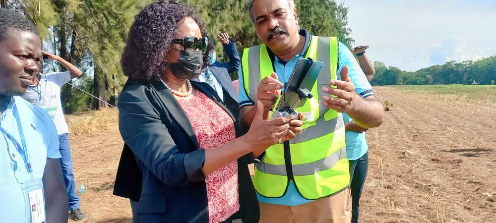FAOZambia's tweet photo. During the Resilient River Basins Counting Fish from Forests for Food Security Capacity Building Workshop @FAOZambia Rep. @percy_suze said the training will enhance the knowledge &amp; skills of
Officers to design and produce drone mapping systems. @CIFOR @WorldFishCenter @UNZambia https://t.co/zJ4JgVnvSD