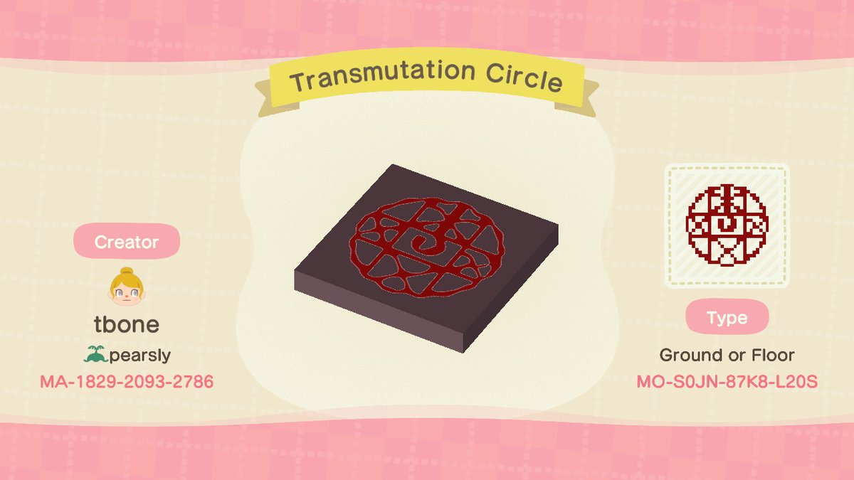 theowhora's tweet photo. #TransmutationCircle #FMAB #FMA #Elric #ANITWT #ANITWIT #AnimalCrossing #ACNH #NintendoSwitch https://t.co/woH18MHvGG