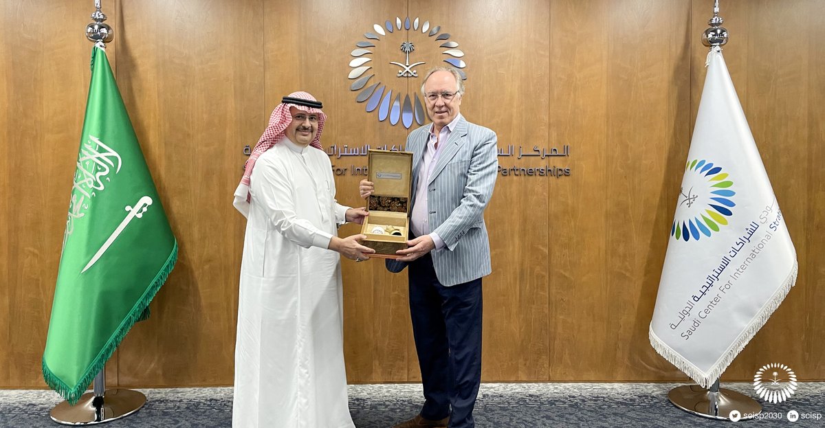 scisp_ksa's tweet photo. H.E Dr. Faisal AlSugair, President and CEO of #SCISP received H.E Guillermo Nielsen, The new ambassador of #Argentina to #SaudiArabia and discussed topics of shared interest and areas of cooperation. https://t.co/iEvZS3jdNq