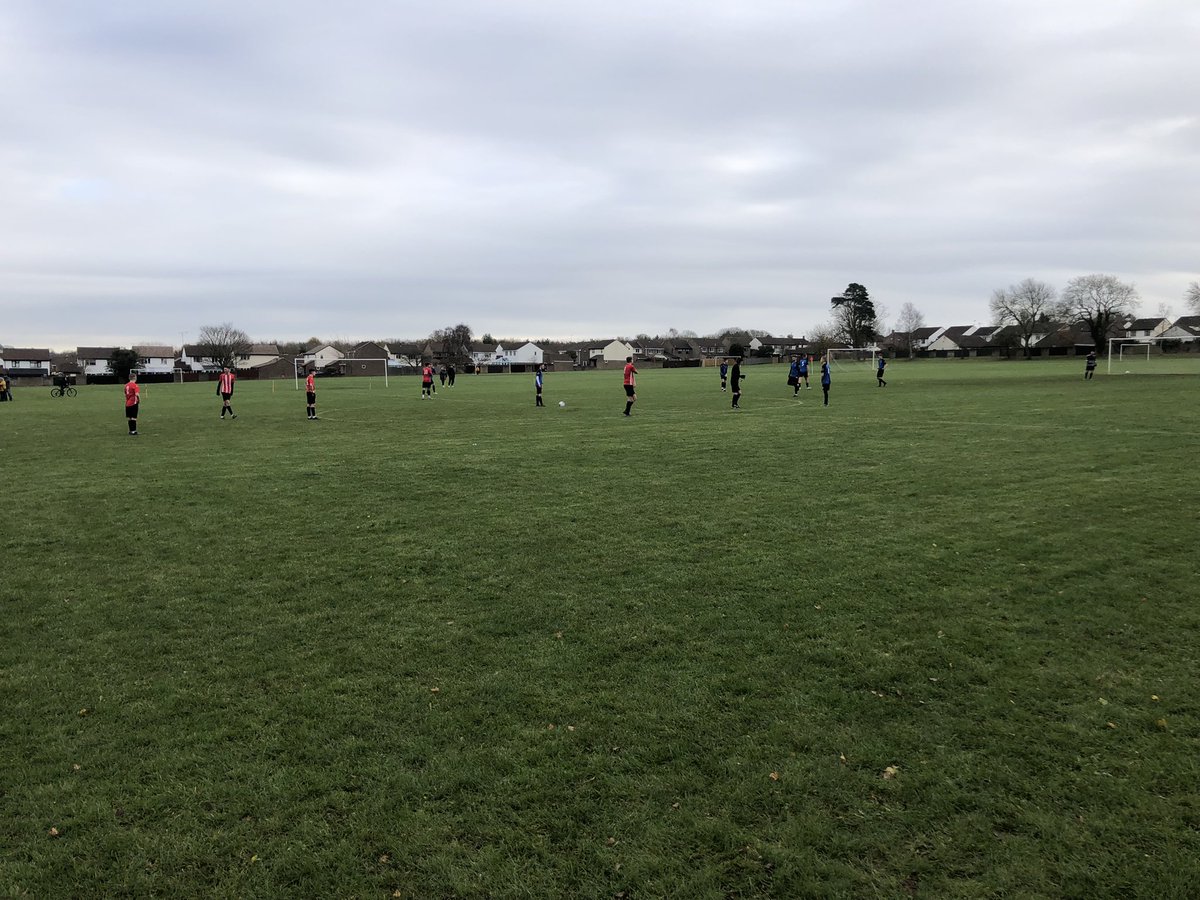 The teams are out and ready to kick off ⚽️ #Bitton21 #matchday