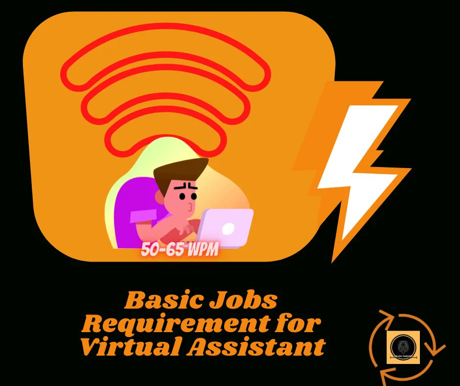3ML1234's tweet photo. Most virtual assistant jobs require you to have the following:
• Stable internet connection,🔊
• Good typing speed (around 50-65 wpm)🚴
• A decent computer💻
If you have these, then you already qualify for most virtual assistant positions.🙋🙏
#virtualassistant #internet https://t.co/EYb19OAhZg