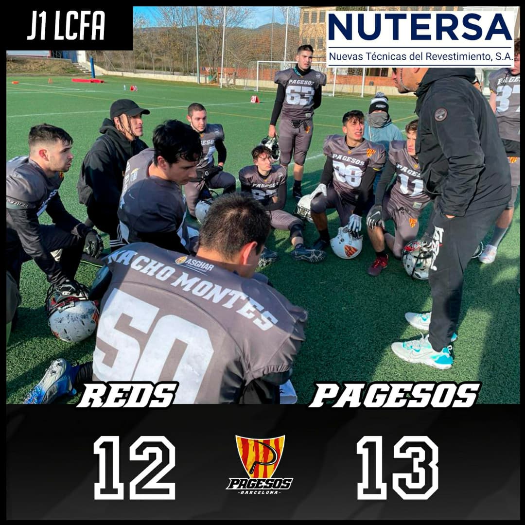 bcnpagesos's tweet image. 𝑹𝑬𝑺𝑼𝑳𝑻𝑨𝑻𝑺

✅ 13-12 🆚 @terrassareds

Victòria del júnior en la seva estrena a la #LFCA. En la seva visita a Can Boada, l'equip ha aconseguit sumar la primera en un partit molt igualat

#GoPags