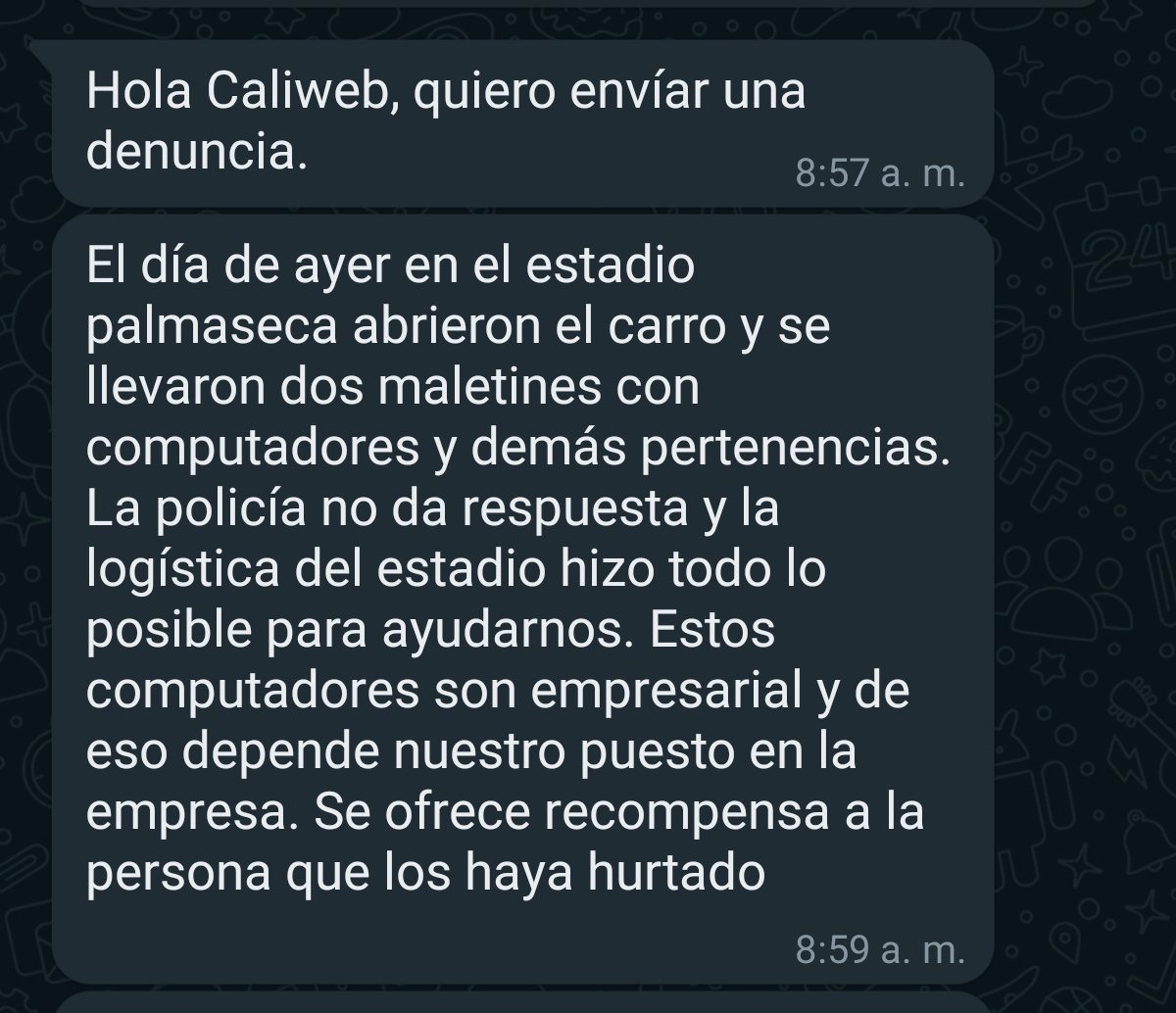 CWMasNoticias's tweet photo. Ayer en el estadio del Deportivo Cali 🤦 https://t.co/zLFx81wqoF