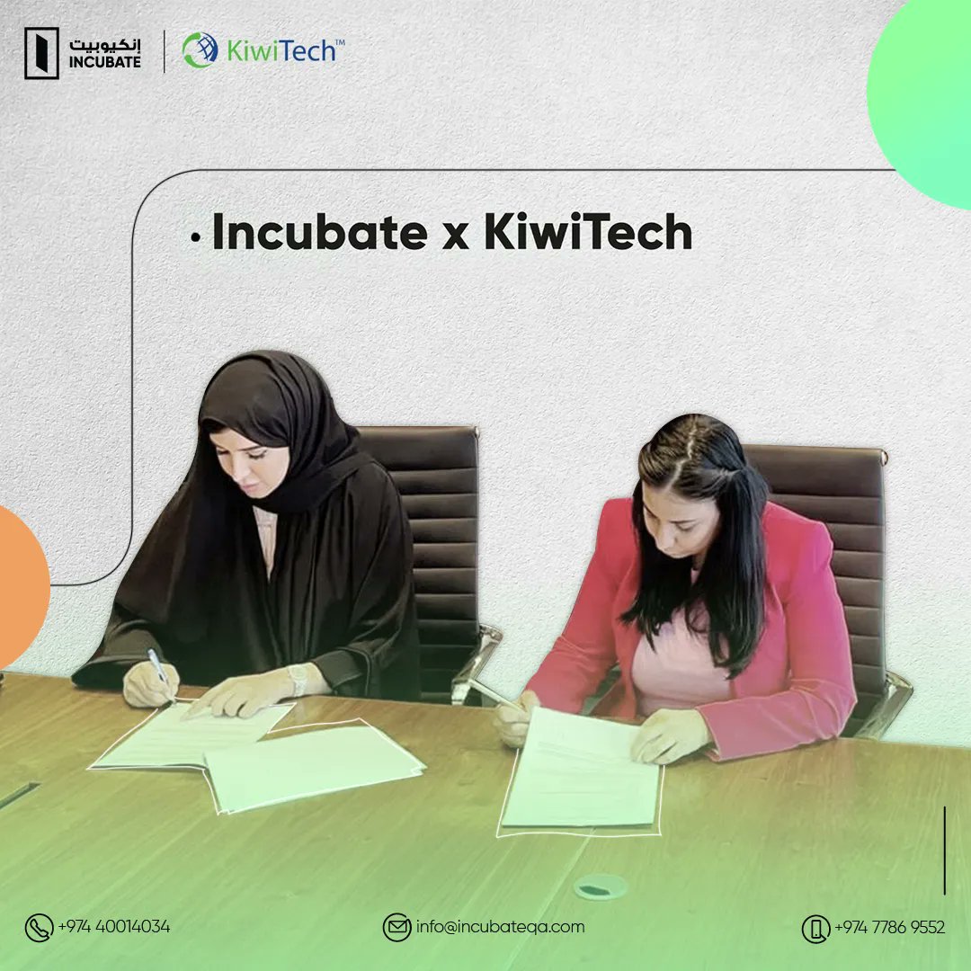 We are pleased to announce the signing of an MOU agreement with @kiwitech_us. Looking forward to working together in the future.