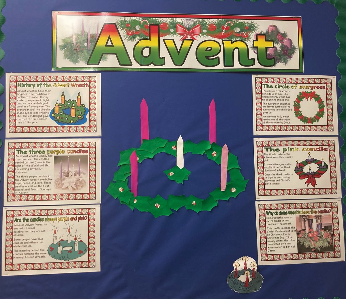 LismoreRe's tweet photo. Today is the first Sunday of #Advent  (from Latin ‘adventus’ meaning ‘coming’). In the Christian calendar, it is the period of preparation for the celebration of the birth of #JesusChrist at Christmas. We light the 1st purple candle, symbolising hope @lismorecomp https://t.co/pDA2SQf6Xy